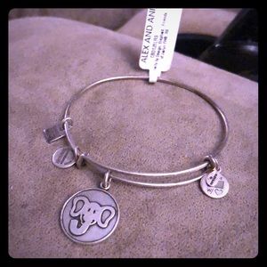 Alex and Ani elephant bangle